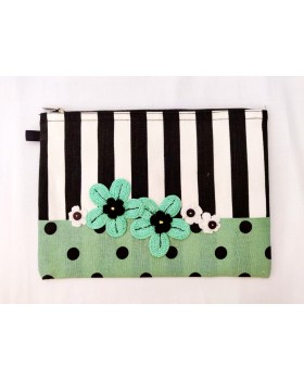 Happy Threads Pretty Cotton Storage Pouch (Green) Happy Threads Pretty Cotton Storage Pouch (Green)